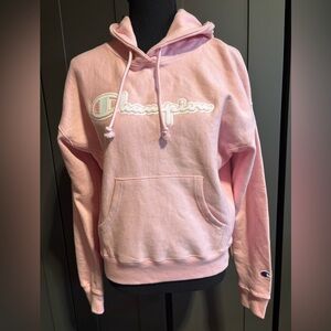 Champion Women's Light Pink Hoodie